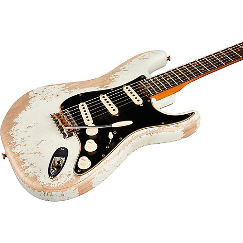 Fender Custom Shop Limited-Edition Poblano Stratocaster Super Heavy Relic Electric Guitar Aged Black