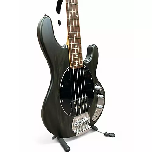 Used Sterling by Music Man Sub 4 Trans Black Electric Bass Guitar Trans Black