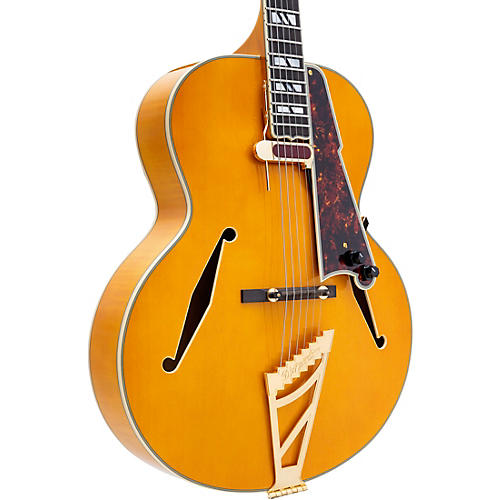 D'Angelico Excel Style B Archtop Electric Guitar Amber