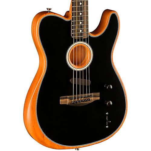 Fender American Acoustasonic Telecaster Ebony Fingerboard Acoustic-Electric Guitar Sunburst