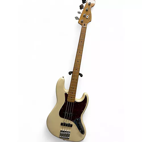 Used Fender Player Plus Active Jazz Bass White Electric Bass Guitar White