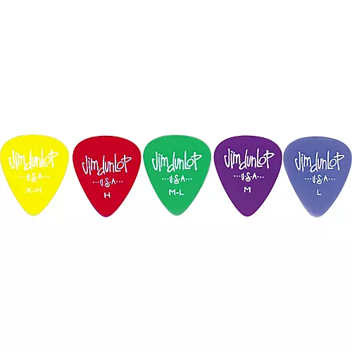 Dunlop Gel Guitar Picks M-L, Medium Light, .60 mm 1 Dozen