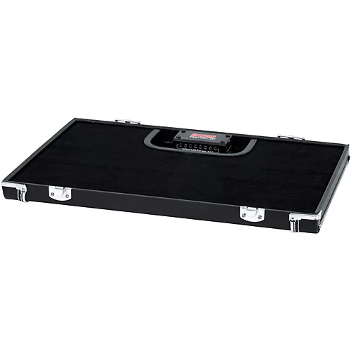 Gator Gig-Box Jr. Pedal Board/Guitar Stand Case with Power Black