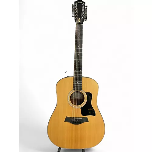 Used Taylor 150E Natural 12 String Acoustic Electric Guitar Natural