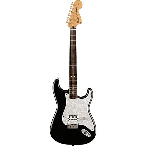 Fender Tom DeLonge Stratocaster Electric Guitar With Invader SH8 Pickup Black