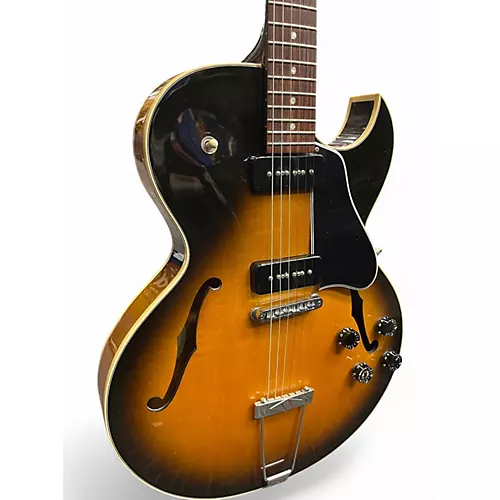 Used Gibson ES135 sunburst Hollow Body Electric Guitar sunburst