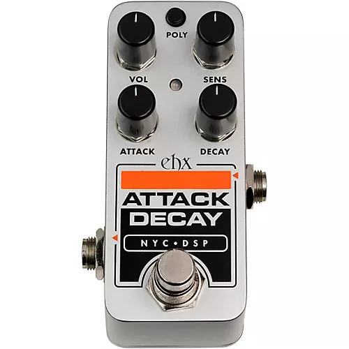 Electro-Harmonix Pico Attached Decay Reverse Tape Simulator Effects Pedal Silver