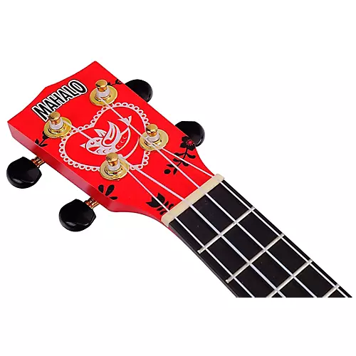 Mahalo Art Series Soprano Ukulele With Bag Tiki Motif