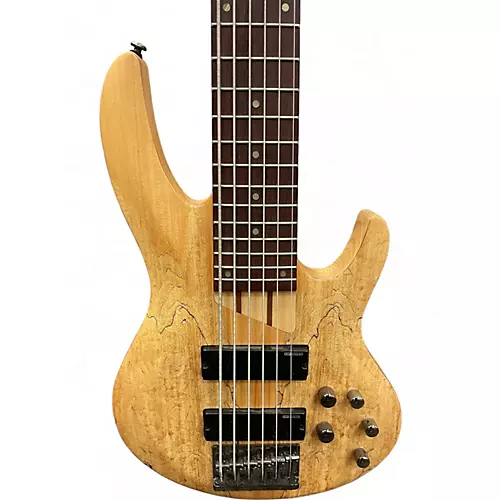 Used ESP LTD B206SM 6 String Spalted Maple Electric Bass Guitar Spalted Maple