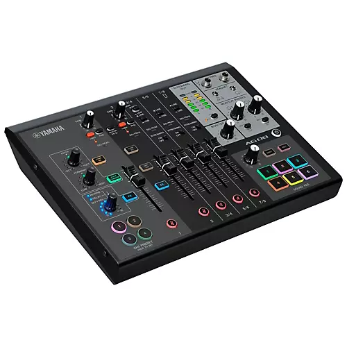 Yamaha AG08 8-Channel Mixer/USB Interface for Mac/PC Black