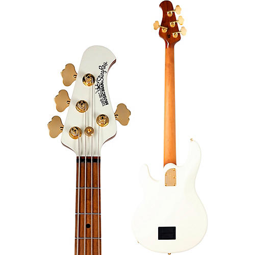 Ernie Ball Music Man StingRay Special H Electric Bass Guitar Ivory White