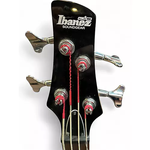 Used Ibanez GSR200 Black and Gold Electric Bass Guitar Black and Gold