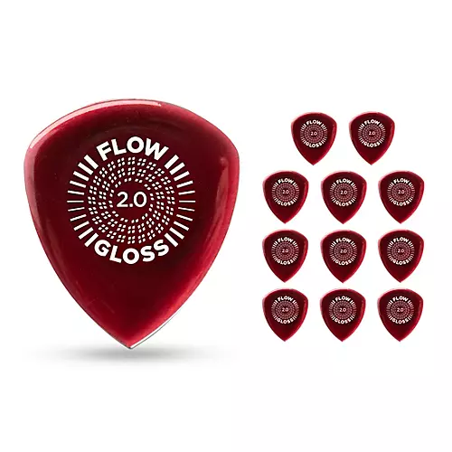 Dunlop Flow Gloss Picks 3.0 mm 12 Pack