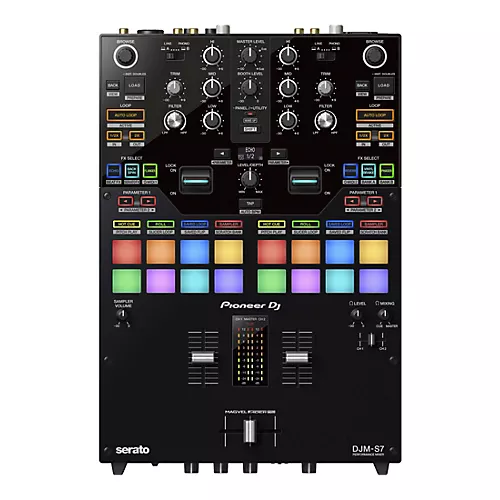 Pioneer DJ DJM-S7 2-Channel Battle Mixer for Serato DJ & rekordbox With Performance Pads