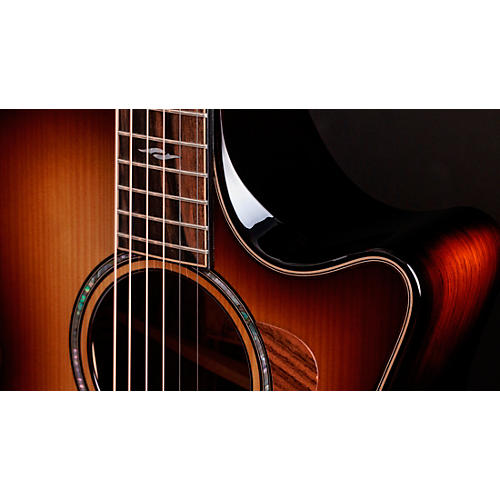 Taylor 814ce Adirondack Spruce Builder's Edition Grand Auditorium Acoustic-Electric Guitar Shaded Edge Burst