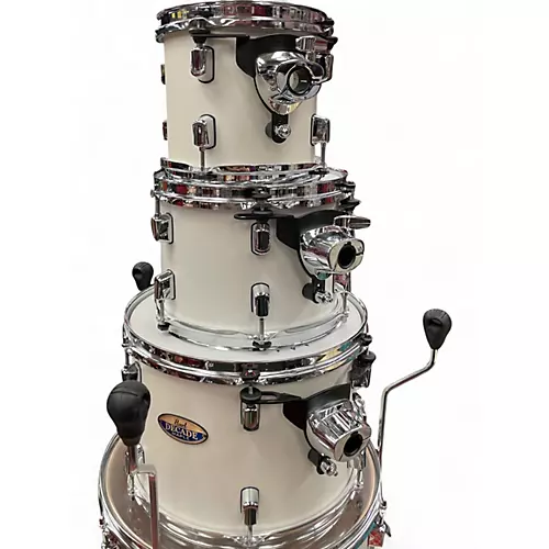 Used Pearl 6 Piece DECADE MAPLE Alpine White Drum Kit Alpine White