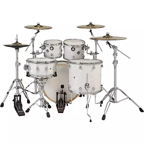 DW DWe Wireless Acoustic-Electronic Convertible 5-Piece Drum Set Bundle With 22