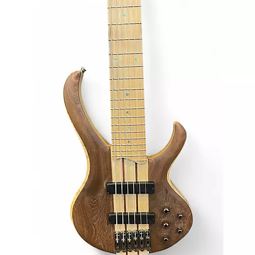 Used Ibanez BTB676m Maple/Walnut Electric Bass Guitar Maple/Walnut
