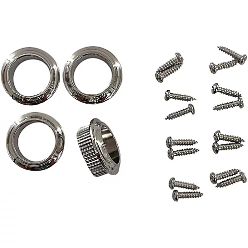 Leo Quan Badass OGT Open Gear Large Post 4-In-Line Bass Tuning Machines Black