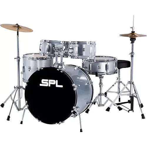 Sound Percussion Labs Junior Kicker 5-Piece Drum Set Metallic Blue