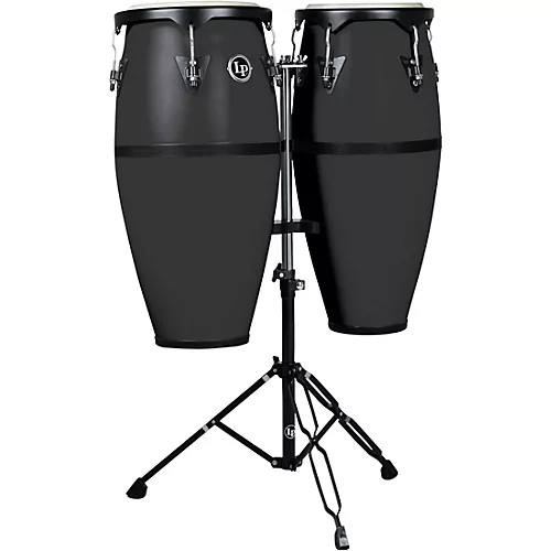 LP Discovery Conga Set with Double Conga Stand 10 and 11 in. Race Car Blue