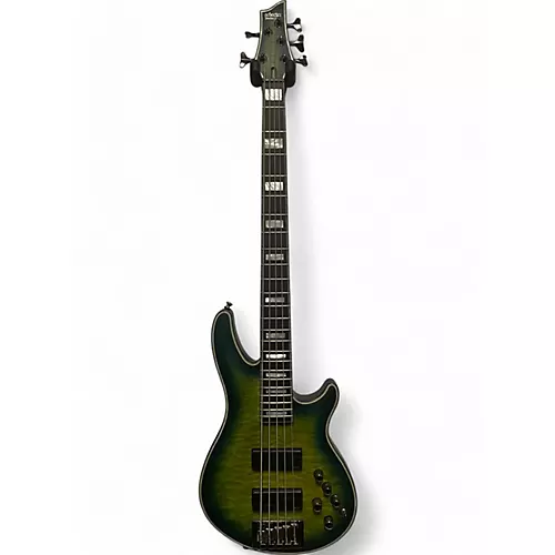 Used Schecter Guitar Research DANIEL FIRTH HELLRAISER EXTREME CTHULU BURST Electric Bass Guitar CTHULU BURST