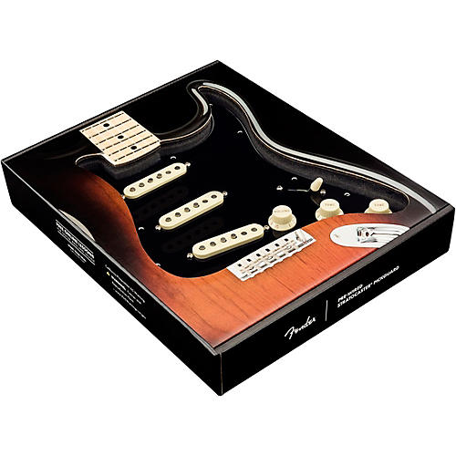 Fender Stratocaster SSS Tex-Mex Prewired Pickguard Black/White/Black