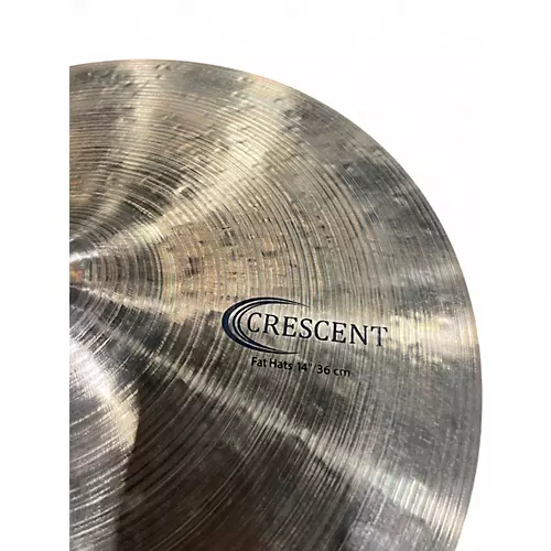 Used SABIAN 14in Crescent Fat Hats Cymbal 33