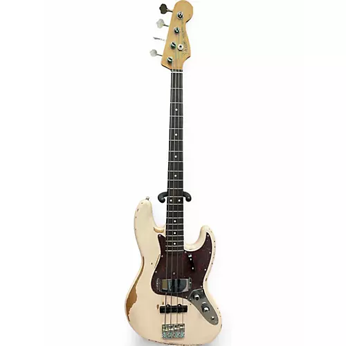 Used Fender Flea Signature Jazz Bass Shell Pink Electric Bass Guitar Shell Pink