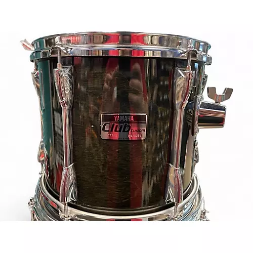 Used Yamaha 5 Piece Club Custom Black Shadow Drum Kit Black Shadow