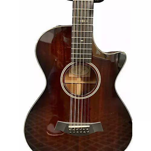 Used Taylor 562CE 12-FRET Brown 12 String Acoustic Electric Guitar Brown