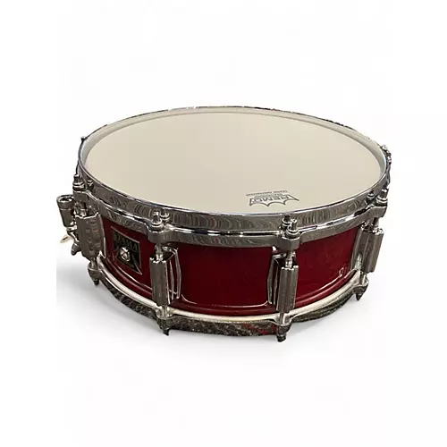 Used 2014 TAMA 5X14 Superstar Reissue 40th Anniversary Birch Cherry Drum Cherry 8