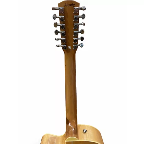 Used Alvarez AJ60SC/12 Natural 12 String Acoustic Guitar Natural