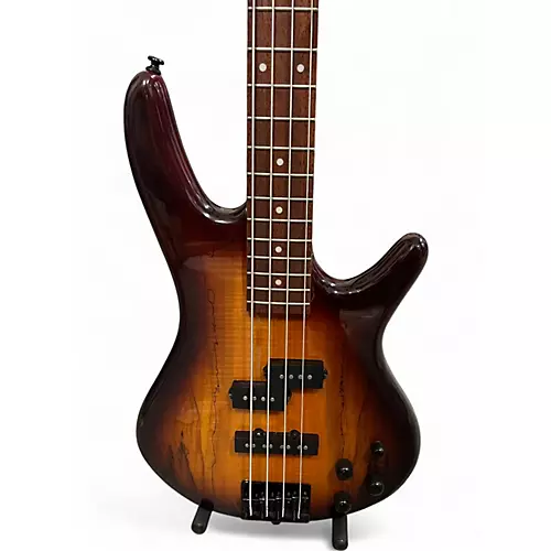 Used Ibanez GSR200SM Brown Sunburst Electric Bass Guitar Brown Sunburst