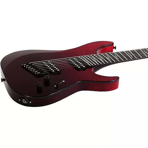 Schecter Guitar Research Reaper-7-String Elite Multiscale Electric Guitar Blood Burst