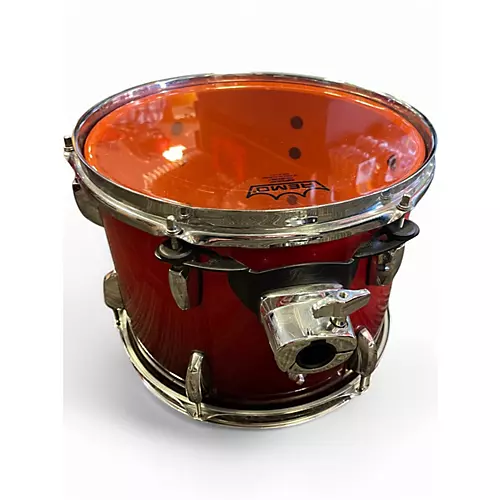 Used Pearl 6 Piece Session Studio Classic Crimson Red Burst Drum Kit Crimson Red Burst