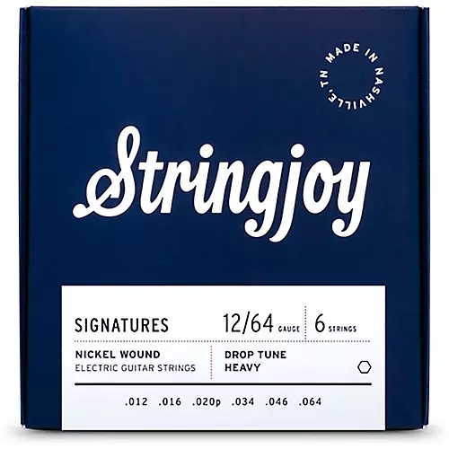 Stringjoy Signatures 6 String Nickel Wound Electric Guitar Strings 9 - 46