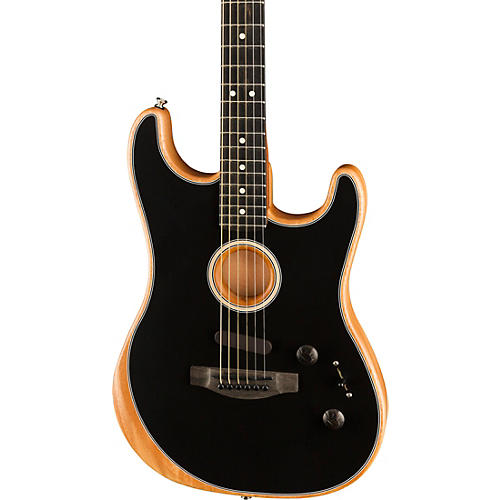 Fender American Acoustasonic Stratocaster Acoustic-Electric Guitar Natural