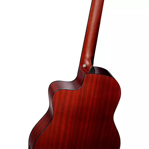 Ortega Family Series RCE125MMSN Thinline Acoustic-Electric Nylon Guitar Mahogany