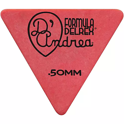 D'Andrea Shell Celluloid 355 Triangle Picks - One Dozen Purple 1.14 mm