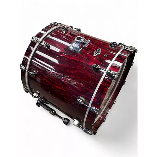 Used TAMA 4 Piece Starclassic Performer Crimson Red Waterfall Drum Kit Crimson Red Waterfall