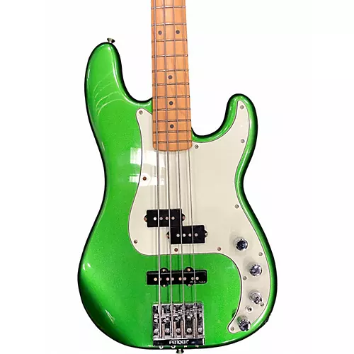 Used 2021 Fender Player Plus Active Precision Bass COSMIC JADE Electric Bass Guitar COSMIC JADE