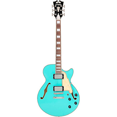 D'Angelico Premier SS Semi-Hollow Electric Guitar Burnt Red