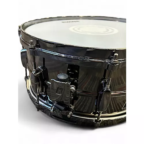 Used TAMA 14X6.5 Metalworks Snare black nickel Drum black nickel 213
