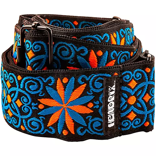 Dunlop Jimi Hendrix Blacklight Fillmore Guitar Strap Green