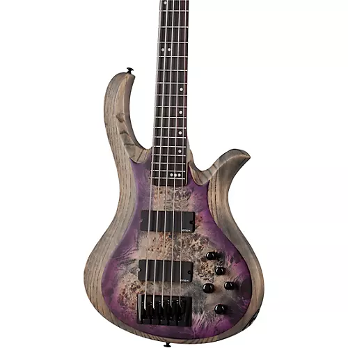 Schecter Guitar Research Riot-5 5-String Bass Aurora Burst