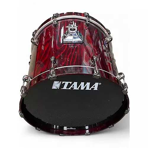 Used TAMA 4 Piece Starclassic Performer Crimson Red Waterfall Drum Kit Crimson Red Waterfall