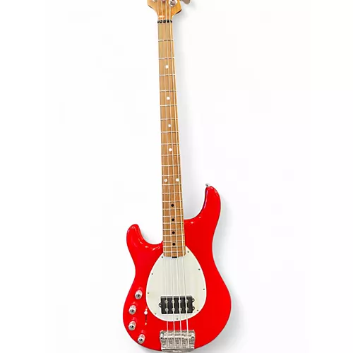 Used 2020 Ernie Ball Music Man 4h RED Electric Bass Guitar RED