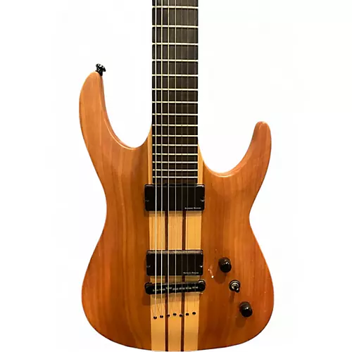 Used Agile Septor Elite 728 Natural Solid Body Electric Guitar Natural