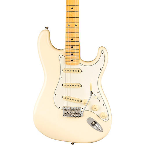 Fender JV Modified '60s Stratocaster Maple Fingerboard Electric Guitar Olympic White
